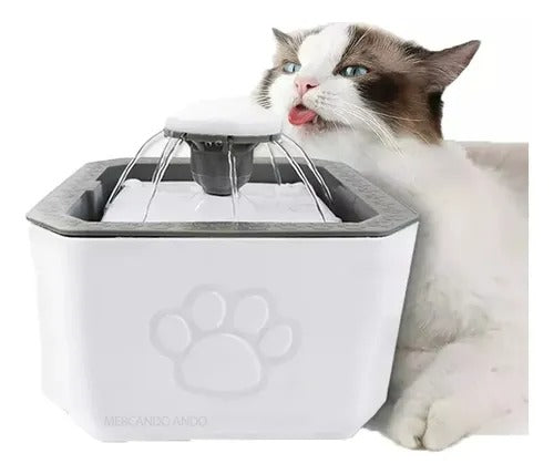 X - Bebedero de mascotas blanco HydroPet Fresh™ – Fuente Inteligente para Perros y Gatos